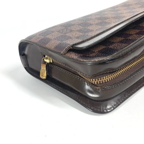 LOUIS VUITTON N51993 Damier Saint Louis Clutch bag pouch with strap Canvas Ebene - Picture 12 of 15